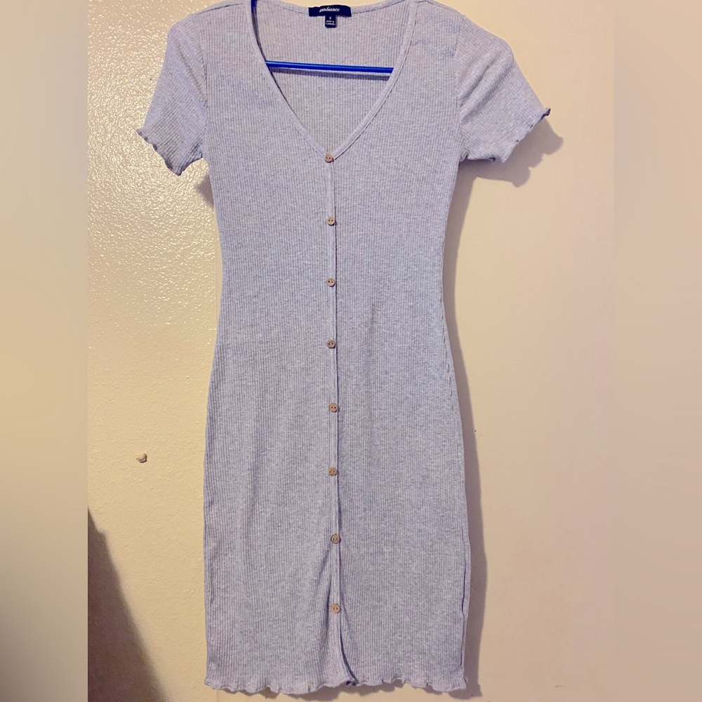 Ambiance Light Gray Dress Small Size